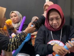 Ganjar Milenial Center Gelar Pelatihan Bouquet Balon Art di Bandar Lampung