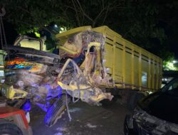Insiden Kecelakaan Maut di Pringsewu Tewaskan Dua Penumpang Truk