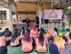 Mak Ganjar Adakan Kelas Memasak Hingga Senam Bersama di Lampung Timur