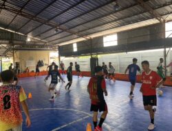 Asah Kemampuan Anak Muda di Palembang, Orang Muda Ganjar dan Tomy JB Gelar Coaching Clinic Futsal