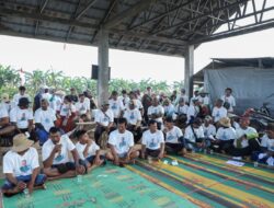 Komunitas Nelayan Pesisir Lampung Gelar Edukasi Pengolahan Tambak Udang dan Sosialisasi Ganjar Pranowo