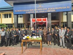 Peringati HUT ke-78, Kemenkumham Lampung Gelar Tasyakuran