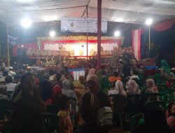 Menyongsong Bersih Desa, Pekon Bumi Arum Adakan Pagelaran Wayang Kulit