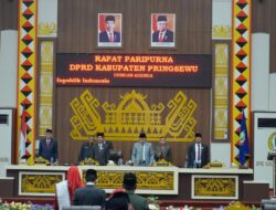 Peringati HUT ke-78 RI, DPRD Pringsewu Gelar Rapat Paripurna