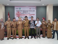Wakili Pj. Bupati, Sekda Pringsewu Launching Program Cocoa Life Fase IV