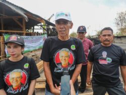 Petani Tebu Ganjar Galang Dana dan Bantu Korban Kebakaran di Lampung Tengah