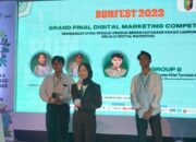 Mahasiswa FEB Juara TIga Digital Marketing Plan BUNFEST 2023