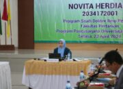 Novita Herdiana Presentasikan Penggunaan Nanopartikel dalam Sidang Promosi Doktor FP Unila