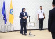 Rektor Unila Prof Lusmeilia Afriani Lantik Dekan FMIPA dan Para Wakil Dekan FP Unila