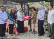 Pemkab Pringsewu Bantu Korban Kebakaran di Pringombo