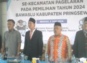 Pelantikan Pengawas Kelurahan/Desa se-Kecamatan Pagelaran untuk Pemilihan 2024