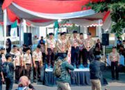 Bawaslu Lampung Gelar Pawai Budaya dan Lomba Gerak Jalan Pramuka