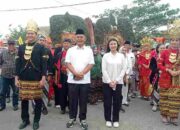 Diiring Kesenian Kuda Lumping dan Reog, Fauzi – Laras Daftar ke KPU Pringsewu