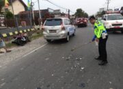 Pemotor Asal Bogor Tewas Kecelakaan di Depan SPBU Wates Pringsewu