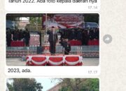 Foto Plt Bupati Lampung Selatan Terabaikan di Banner Pada Upacara Hari Kesaktian Pancasila