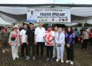 Dalam Rangka Pengendalian inflasi, Pj Gubernur Samsudin Tinjau Pasar Murah di Lapangan Korpri, Komplek Kantor Gubernur