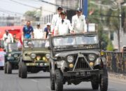 Pawai Kirab Atlet Kontingen PON Asal Lampung Meriah, Pj. Gubernur Apresiasi Pahlawan Olahraga