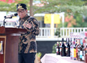 Pj. Gubernur Samsudin Hadiri Pemusnahan Jutaan Batang Rokok dan Miras Ilegal