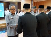 Kakanwil Kemenkum Kaltim Hadiri Pelantikan Jabatan Manajerial dan Non Manajerial Kanwil Ditjenpas Kaltim