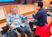 Peringati HBI ke-75, Kakanwil M Ikmal Idrus Beserta Jajaran Kanwil Kemenkum Ikuti Kegiatan Donor Darah